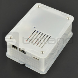 CloudShell dla Odroid XU4 - elementy do budowy serwera plików NAS - przezroczysty