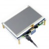 Ekran dotykowy rezystancyjny LCD 4,3'' 480x272px HDMI + GPIO dla Raspberry Pi 3/2/B+ - zdjęcie 4