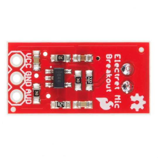Електретний мікрофонний модуль з підсилювачем OPA344 - SparkFun BOB-12758