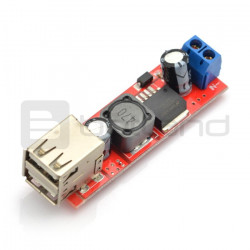 Przetwornica step-down 5V 3 A z dwoma gniazdami USB