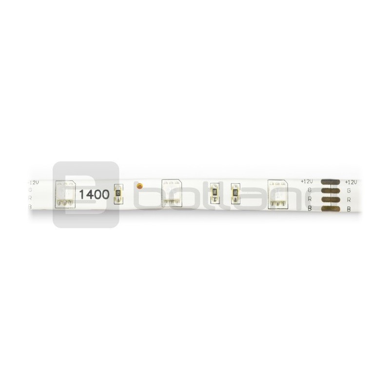 Pasek LED SMD3528 IP20 4,8W, 60 diod/m, 8mm, barwa ciepła - 5m