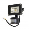 Lampa zewnętrzna LED ART z sesorem ruchu, 10W, 900lm, IP65, AC80-265V, 4000K - biała neutralna - zdjęcie 1
