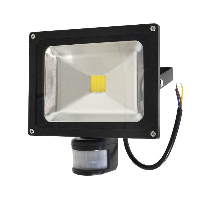 Lampa zewnętrzna LED ART EKO PIR z czujnkiem ruchu, 20W, 1200lm, IP65, AC80-265V, 4000K - biała neutralna