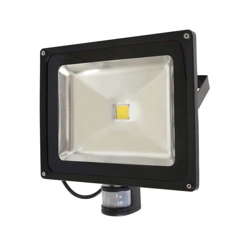 Lampa zewnętrzna LED ART HQ PIR z czujnkiem ruchu, 50W, 4500lm, IP65, AC80-265V, 4000K - biała neutralna