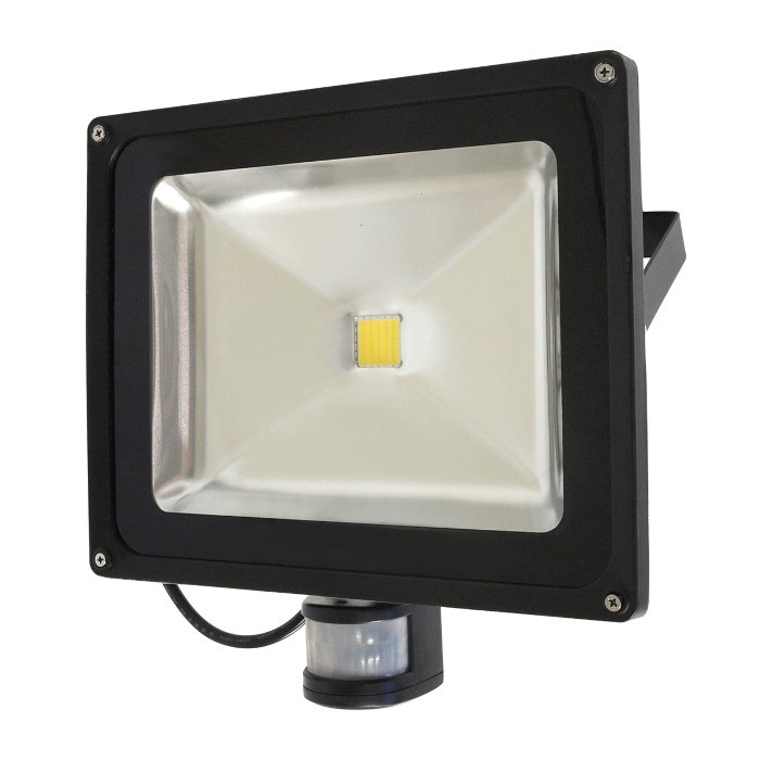 Lampa zewnętrzna LED ART HQ PIR z czujnkiem ruchu, 50W, 4500lm, IP65, AC80-265V, 4000K - biała neutralna