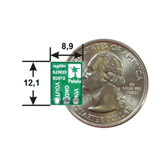 S7V7F5 - підвищувальний/знижувальний перетворювач - 5 В 1 А - Pololu 2119