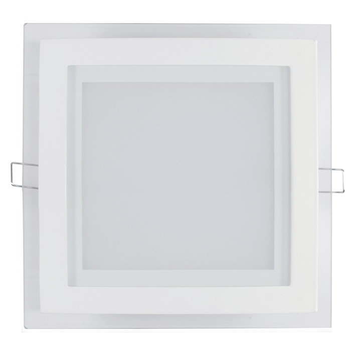 Panel LED ART szklany kwadratowy 20x20cm, 16W, 1000lm, AC80-265V, 4000K - biała neutralna