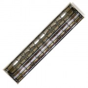 Oprawa rastrowa, 2x tuba LED ART T8 120cm, AC230V, podtynkowa, 120x30cm