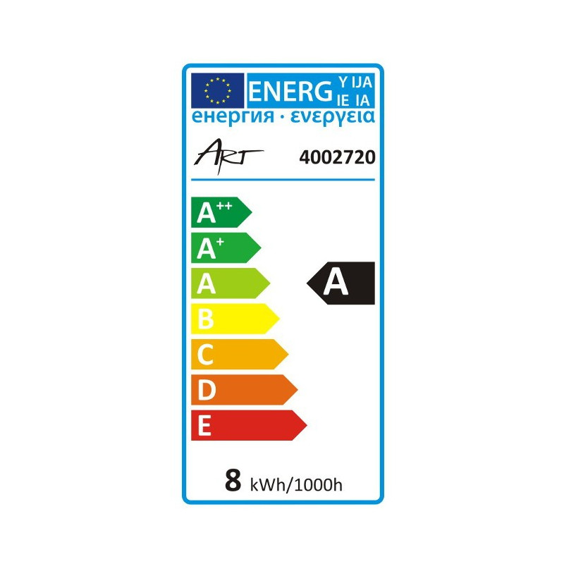 Żarówka LED ART, AR111, G53, 8W, 640lm, barwa ciepła