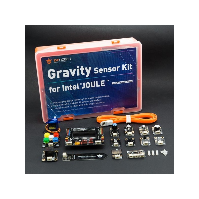 Gravity Sensor Kit - zestaw startowy dla Intel Joule