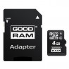 Karta pamięci Goodram micro SD / SDHC 4GB klasa 4 z adapterem - zdjęcie 2