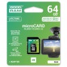 Karta pamięci Goodram micro SD / SDXC 64GB 4K UHS-I klasa 10 z adapterem - zdjęcie 1
