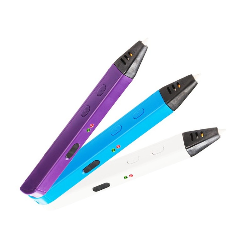 Pióro drukujące Wooler Slim długopis 3D - fioletowe