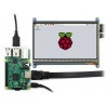 Ekran dotykowy pojemnościowy LCD TFT 7" 1024x600px HDMI + USB dla Raspberry Pi 2/B+ - zdjęcie 5