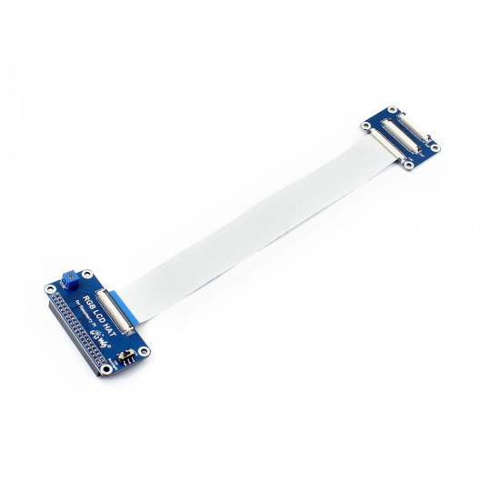 DPI екран - LCD IPS 7'' 1024x600px для Raspberry Pi - Waveshare 12885