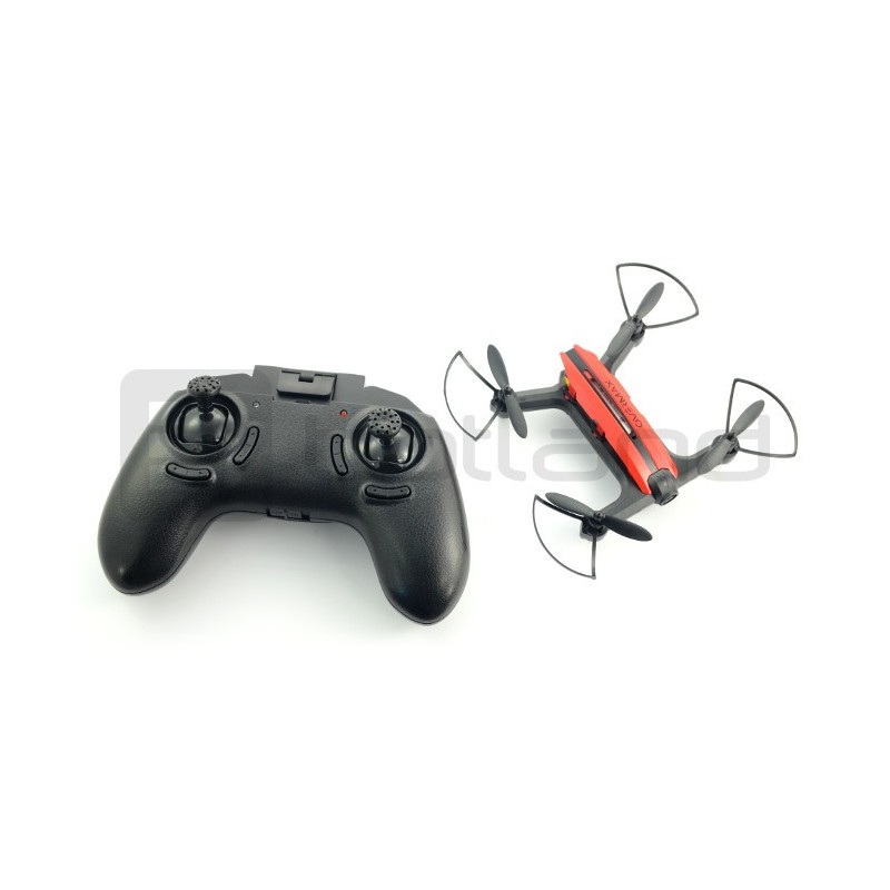 Dron quadrocopter OverMax X-Bee drone 2.0 Racing WiFi 2.4GHz z kamerą FPV - 18cm