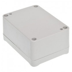 Obudowa plastikowa Kradex Z56JS ABS z uszczelką i mosiężnymi tulejkami - 89x64x42mm jasna