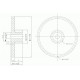 Zębatka POM ZYD-15B40-40T12-05P Zębatka POM ZYD-15B40-40T12-05P