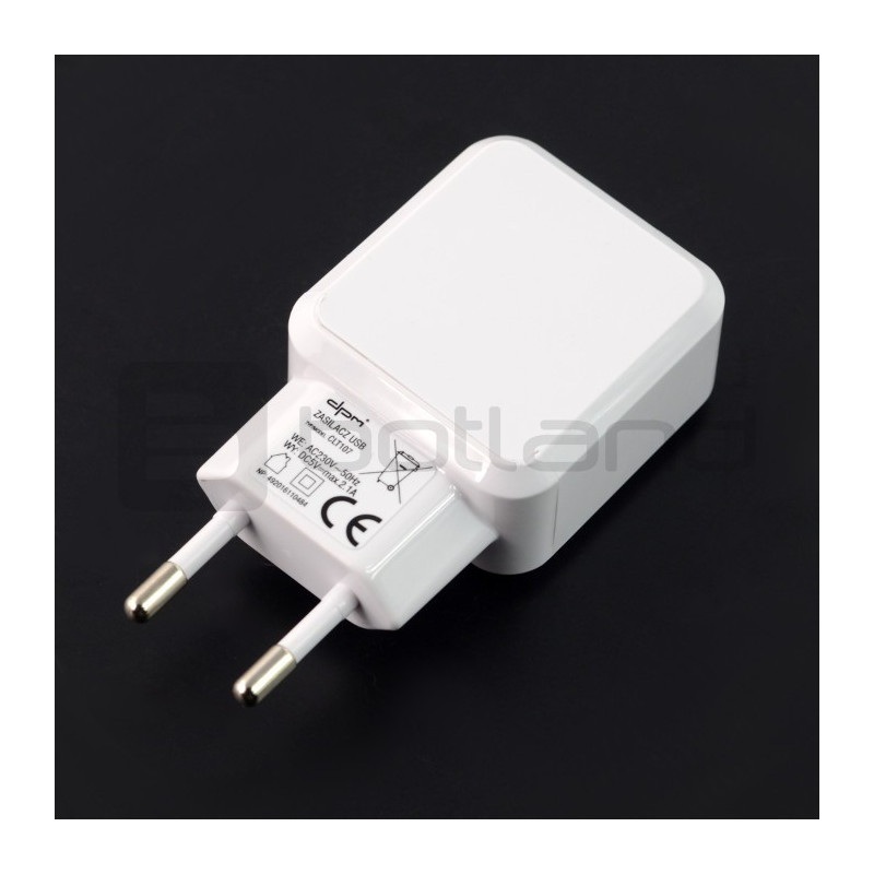 Zasilacz DPM CLT107 2x USB 5V 2,1A