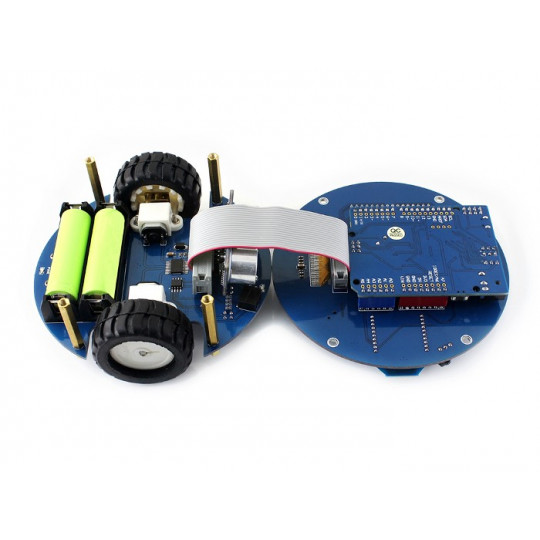 AlphaBot2 - Набір Ar Acce Pack - 2-колісна робототехнічна платформа з датчиками, приводом постійного струму та OLED-дисплеєм - Wav