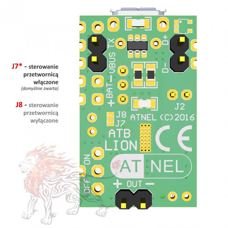 ATB DIGI-LION - ładowarka akumulatorów, przetwornica DC-DC, mikrokontroler - 3w1