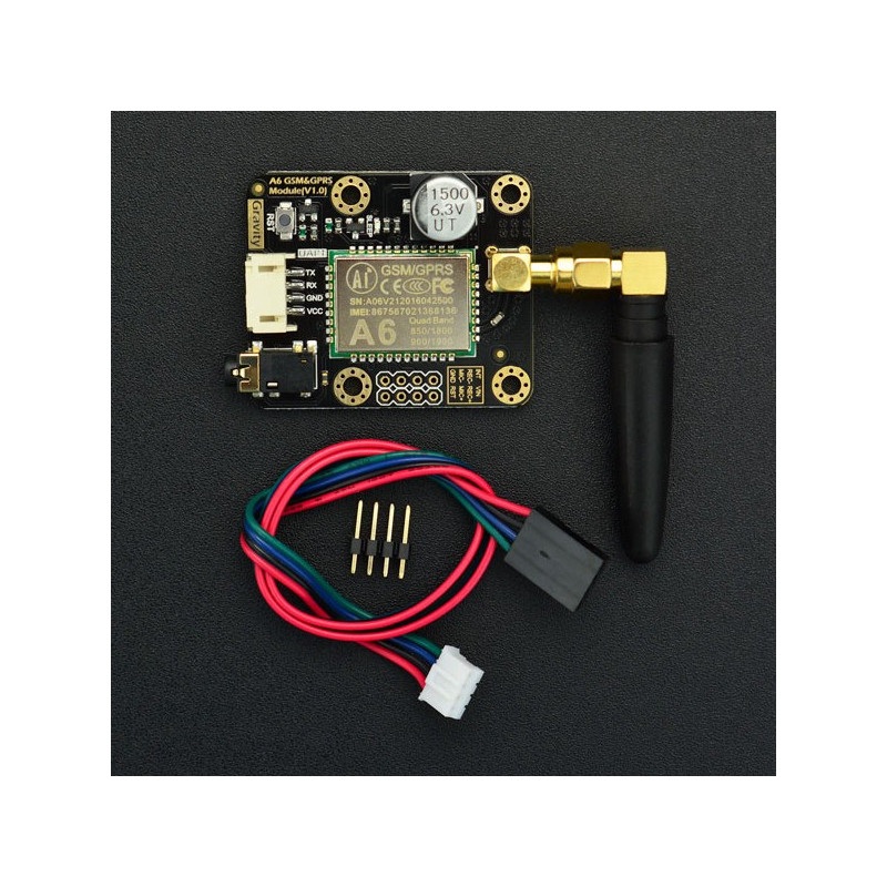 DFrobot Gravity UART A6 - moduł GSM i GPRS