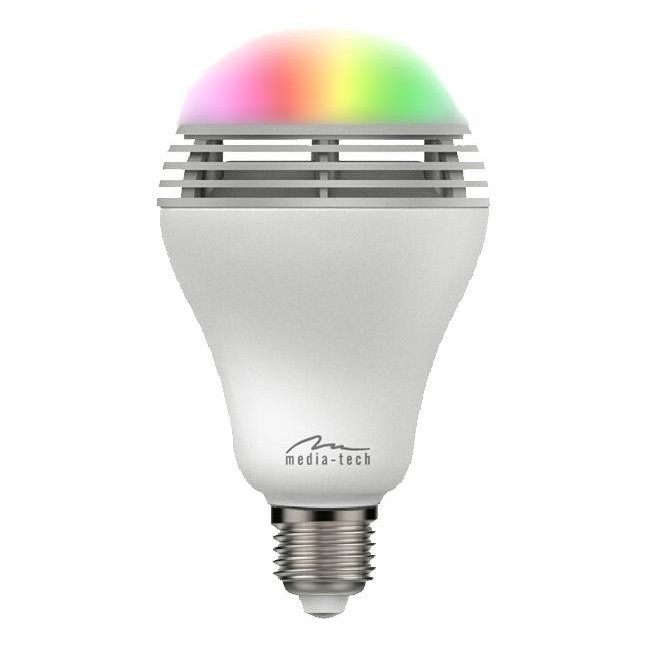 Smartlight MT3147 BT - inteligentna żarówka LED RGB z głośnikiem Bluetooth, E37, 5W, 350lm