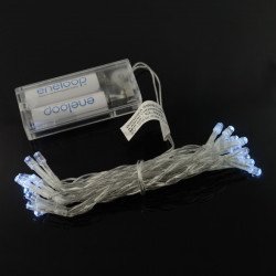 Lampki choinkowe LED - białe zimne - 25szt.