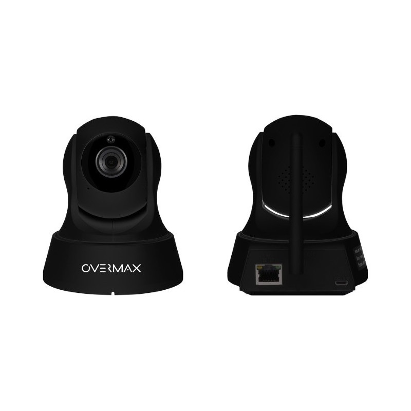 Kamera IP OverMax CamSpot 3.3 wewnętrzna WiFi 720p - obrotowa - czarna