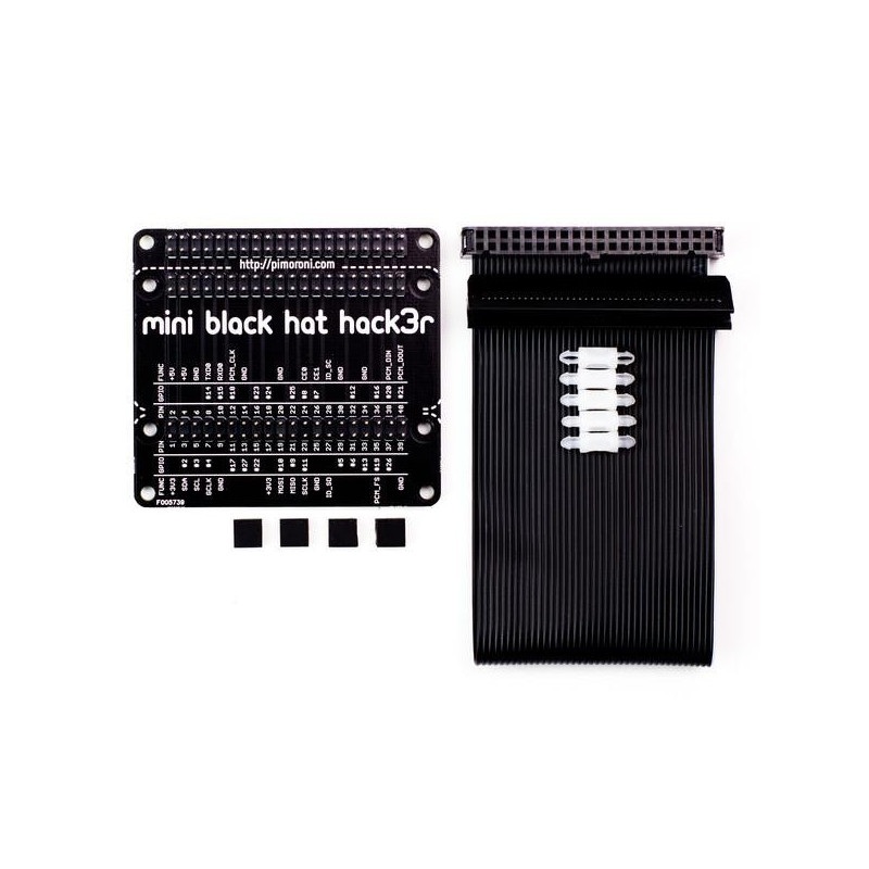 Mini Black HAT Hack3r - nakładka dla Raspberry Pi - zmontowana