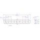 MakeBlock 60707 - belka 0412-076 - niebieski - 4szt. MakeBlock 60707 - belka 0412-076 - niebieski - 4szt.