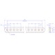 MakeBlock 60727 - belka 0412-236 - niebieski - 4szt. MakeBlock 60727 - belka 0412-236 - niebieski - 4szt.