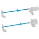 MakeBlock 84050 - pręt T6 L256mm i nakrętka z kołnierzem MakeBlock 84050 - pręt T6 L256mm i nakrętka z kołnierzem