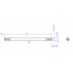 MakeBlock 85416 - wał D8x400mm - typ H MakeBlock 85416 - wał D8x400mm - typ H