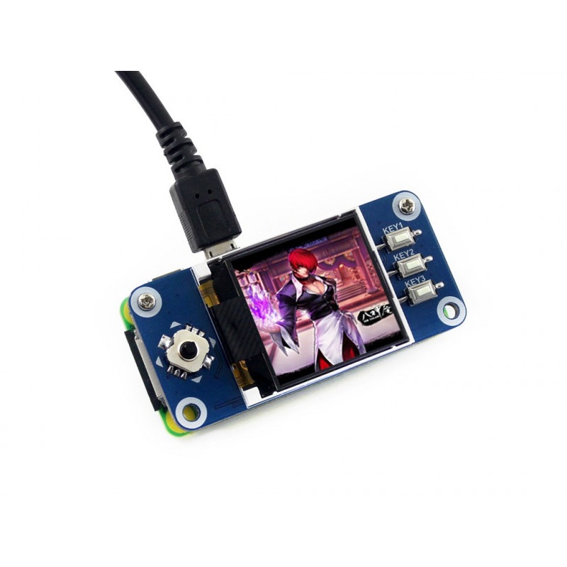 Waveshare LCD TFT 1,3'' 128x128px SPI - nakładka z wyświetlaczem dla Raspberry Pi 3/2/Zero