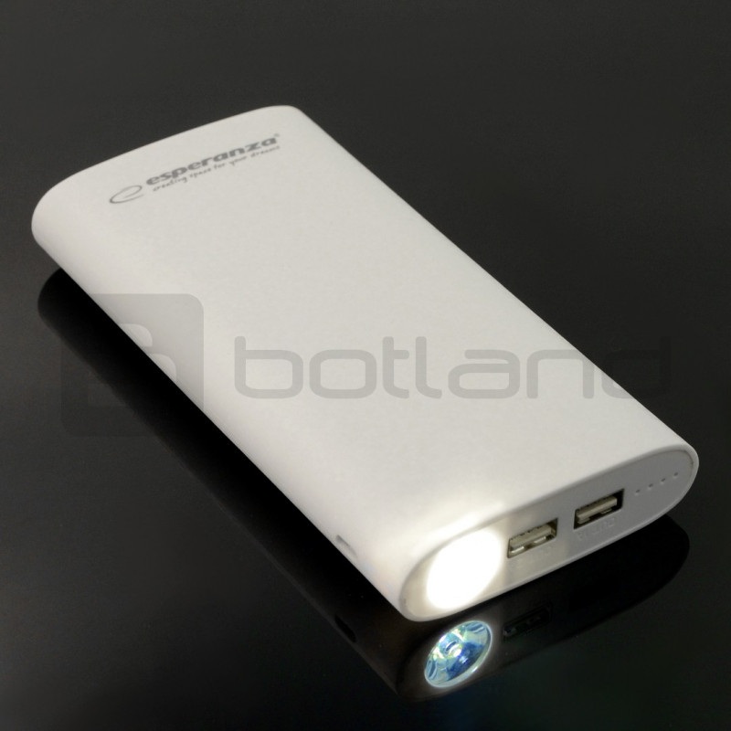 Mobilna bateria PowerBank Esperanza Nitro EMP119W 17400mAh - biały