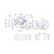 Aluminiowy uchwyt do serwa Feetech FK-MB-001 - srebrny Aluminiowy uchwyt do serwa Feetech FK-MB-001 - srebrny