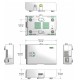 Obudowa Raspberry Pi Model B Multicomp - biała Obudowa Raspberry Pi Model B Multicomp - biała
