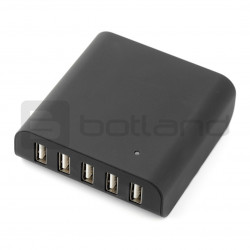 Zasilacz Goobay Intellignet 5x USB 5V 8A - czarny