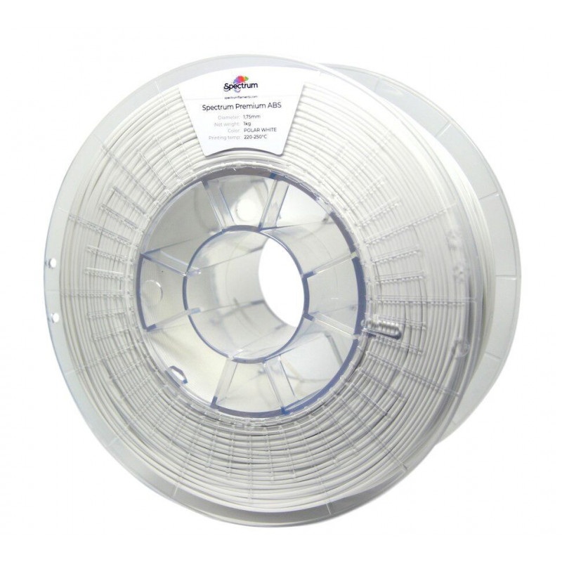 Filament Spectrum ABS 1,75mm 1kg - Polar White