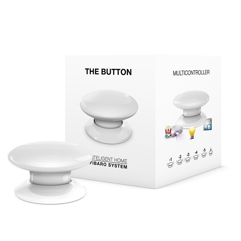 Fibaro Button - przycisk automatyki domowej - biały