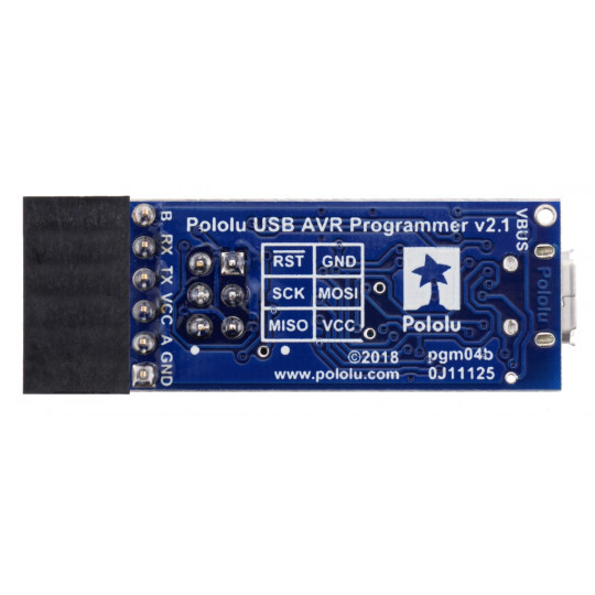 USB-программатор AVR v2.1 - microUSB 3.3V/5V - Pololu 3172