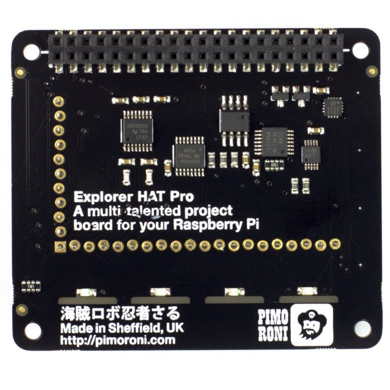 Explorer HAT Pro - rozszerzenie do Raspberry Pi 3B+ / 3 / 2 / B+