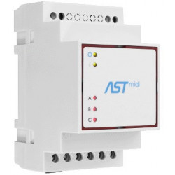 ASTmidi GPS - zegar astronomiczny na szynę DIN z GPS - 3 x wyjście ...