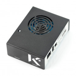 Obudowa do Odroid XU4 - metalowa czarno-biała