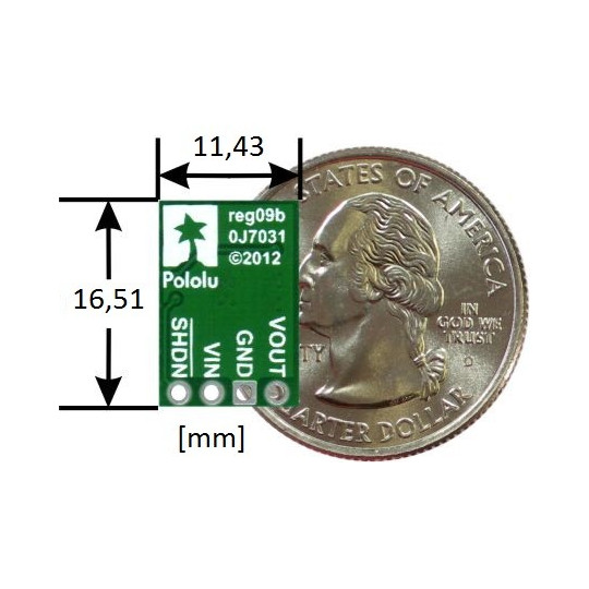 S7V8F3 - підвищувально-знижувальний перетворювач - 3.3V 1A - Pololu 2122