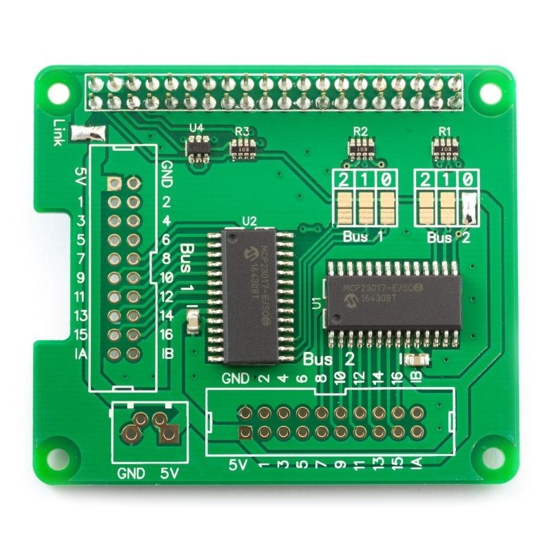 IO Pi Plus - ekspander do Raspberry Pi - 32 pinów I/O