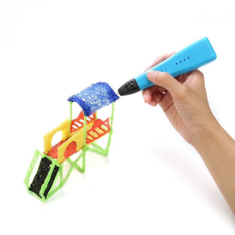 Pióro drukujące Wooler Fun długopis 3D - niebieskie