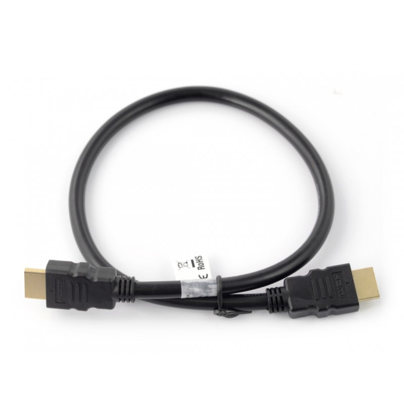 Przewód HDMI Lanberg klasa 1.4 - dł. 0,5m
