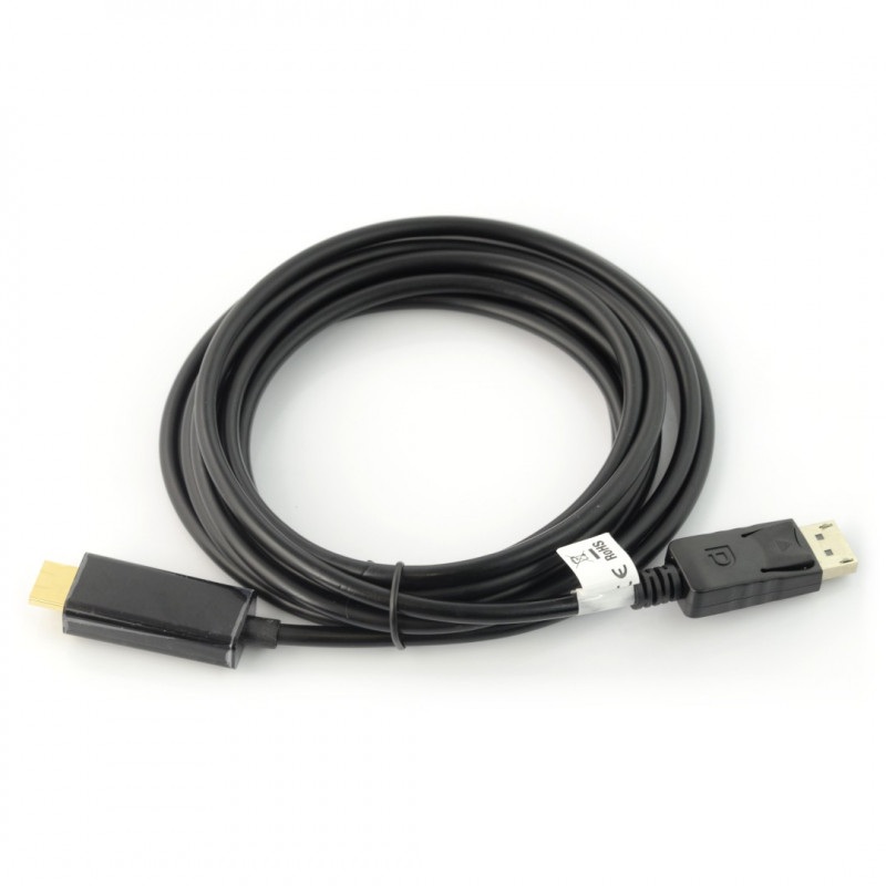 Przewód DisplayPort - HDMI-M Lanberg - dł. 3m